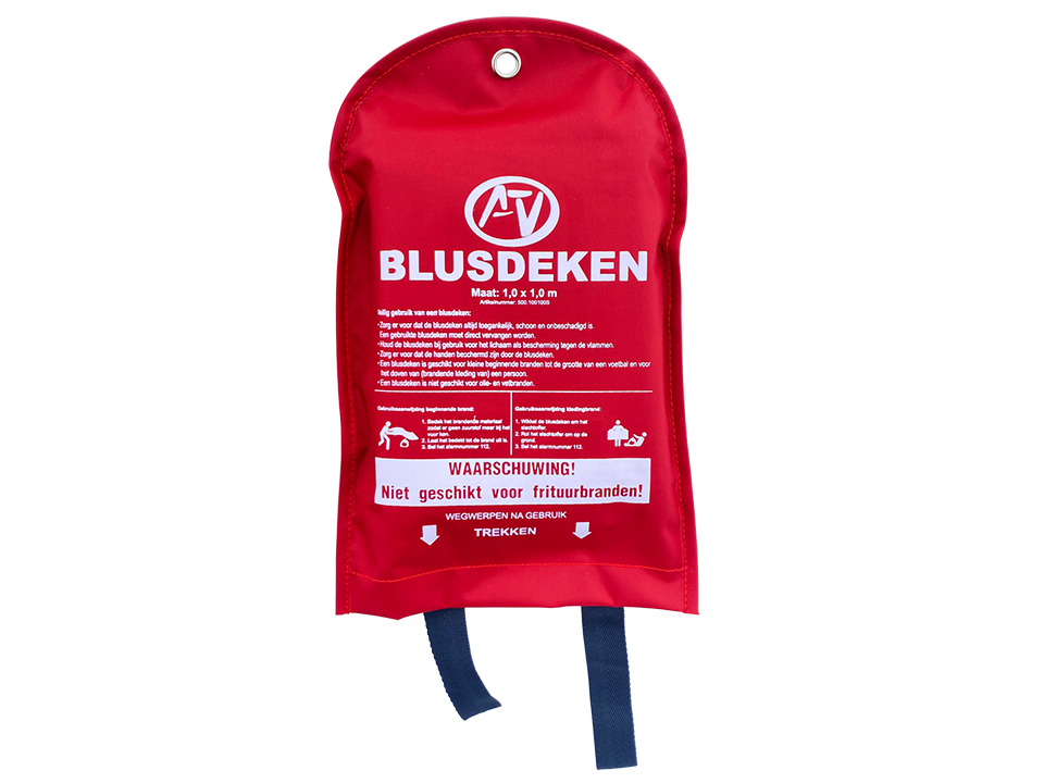 11010010016 Blusdeken EN 1869 1,0 x 1,0 mtr basic - flex zak