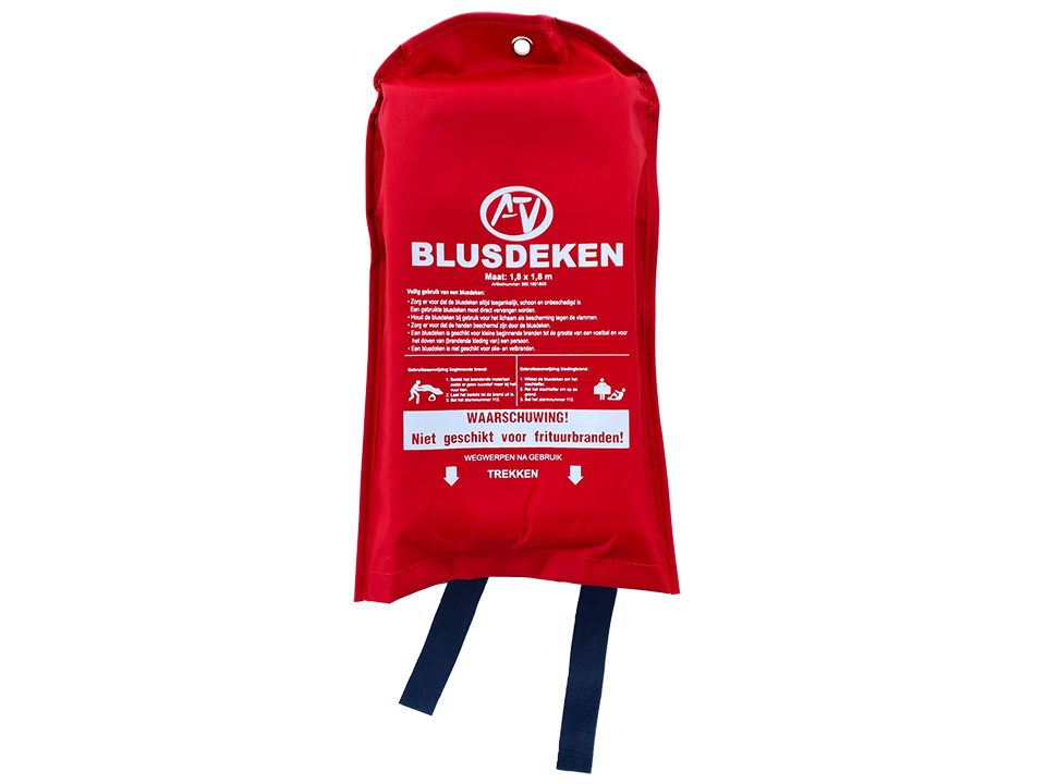 11018018016 Blusdeken EN 1869 1,8 x 1,8 mtr basic - flex zak