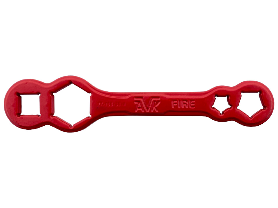 47107101900 AVK Brandkraansleutel / operating wrench red