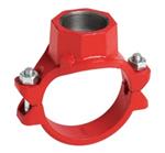 48085029074 Victaulic mechanical tee, aanboorzadel style 920 rood - 60.3 x 33.7 bsp