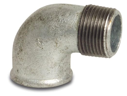 55002920707 Knie 90° Nr. 92 1 1/4" bin.dr. x 1 1/4" bui.dr. galv.